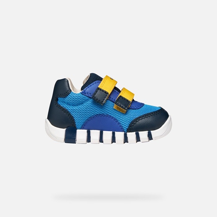 Velcro shoes IUPIDOO BABY Azure/Navy | GEOX