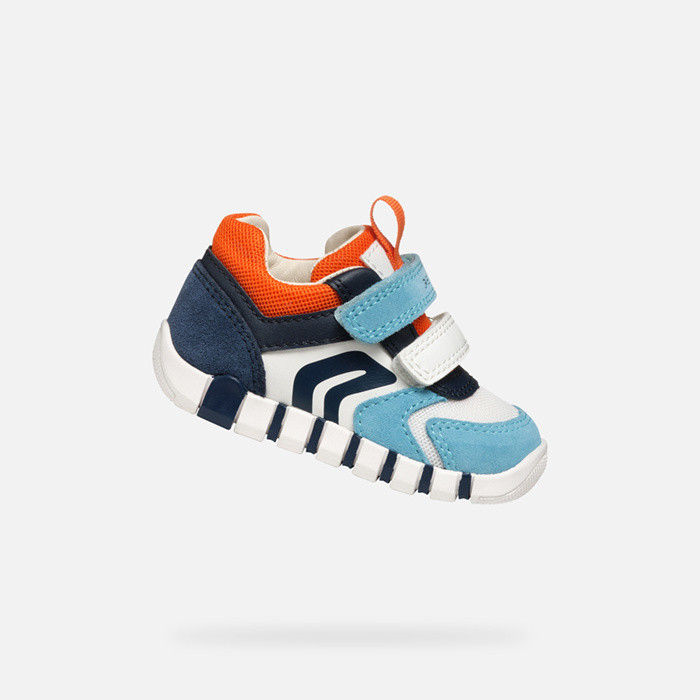 Sneakers with straps IUPIDOO BABY BOY Navy/Ocean | GEOX