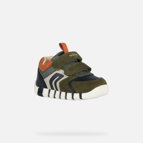 velcro shoes IUPIDOO BABY Dark Green/Black - image number 2 | GEOX