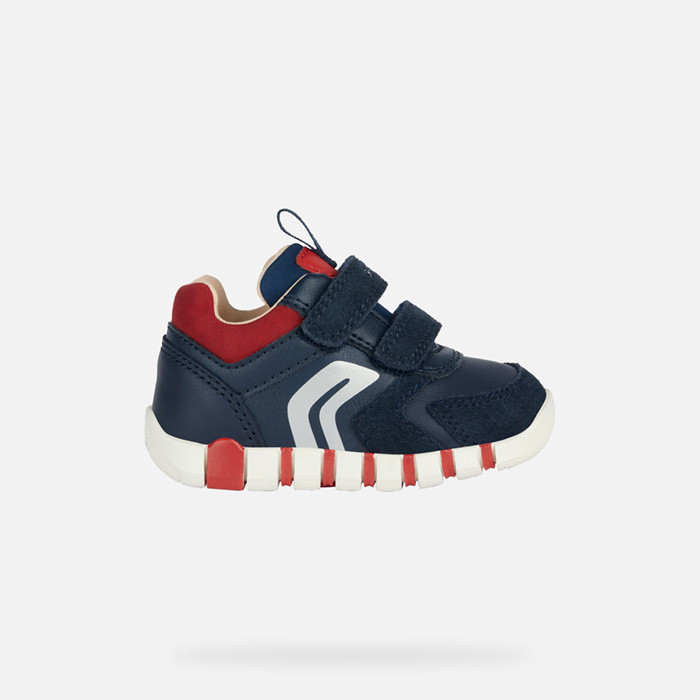 Velcro shoes IUPIDOO BABY Navy/Red | GEOX