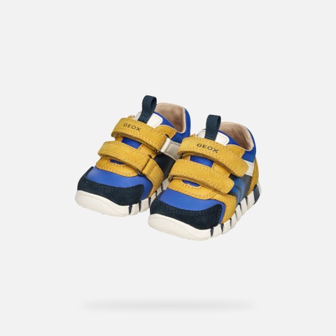 Velcro shoes IUPIDOO BABY Ochre/Royal - image number 7 | GEOX