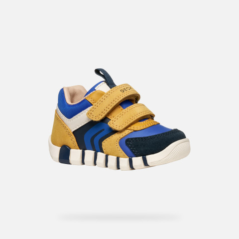 Velcro shoes IUPIDOO BABY Ochre/Royal - image number 2 | GEOX
