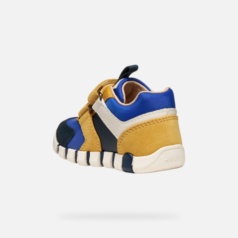 Velcro shoes IUPIDOO BABY Ochre/Royal - image number 3 | GEOX