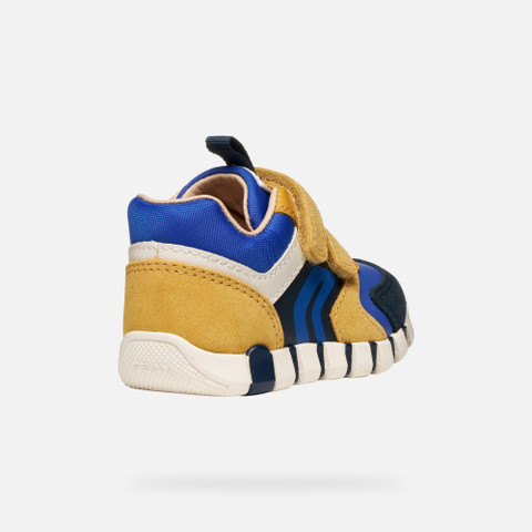 Velcro shoes IUPIDOO BABY Ochre/Royal - image number 4 | GEOX