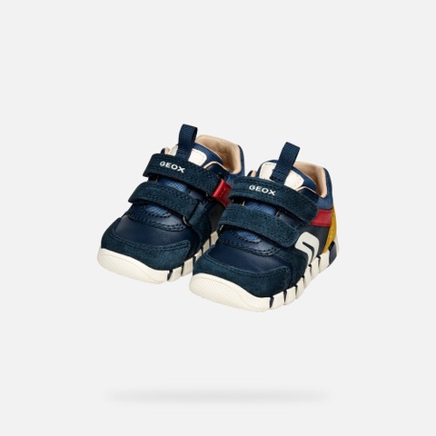 Velcro shoes IUPIDOO BABY Navy/Dark Red - image number 7 | GEOX