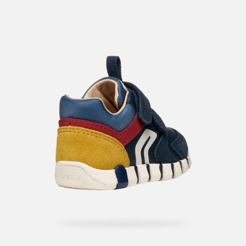 Velcro shoes IUPIDOO BABY Navy/Dark Red - image number 4 | GEOX