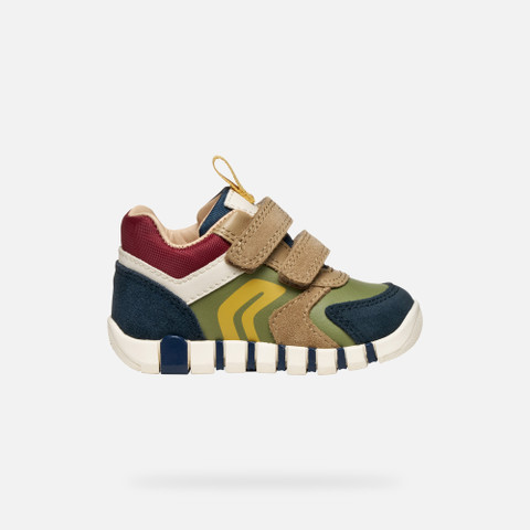 Velcro shoes IUPIDOO BABY Navy/Pistachio - image number 1 | GEOX