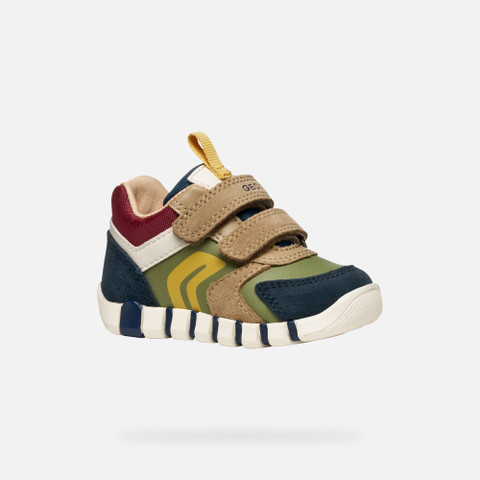 Velcro shoes IUPIDOO BABY Navy/Pistachio - image number 2 | GEOX