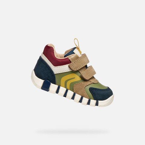 Velcro shoes IUPIDOO BABY Navy/Pistachio - image number 0 | GEOX