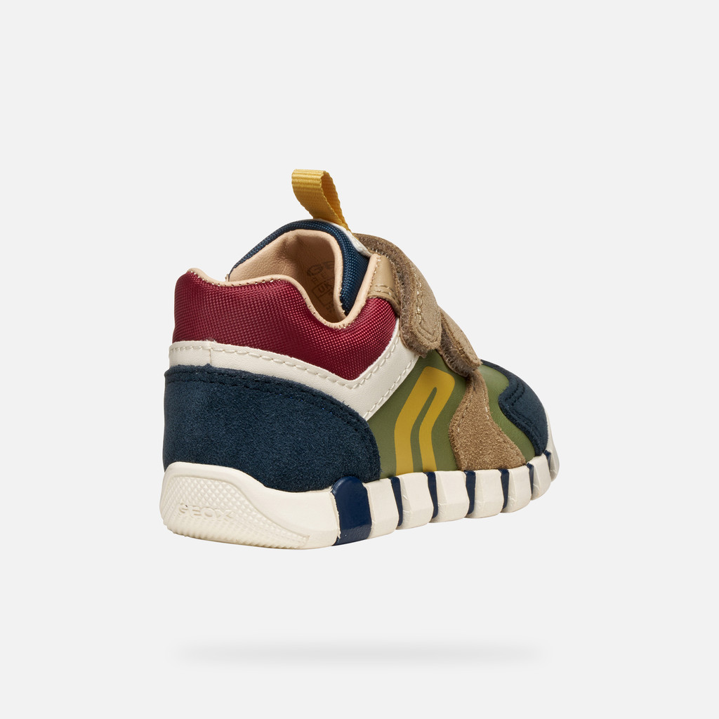 Velcro shoes IUPIDOO BABY Navy/Pistachio - image number 4 | GEOX