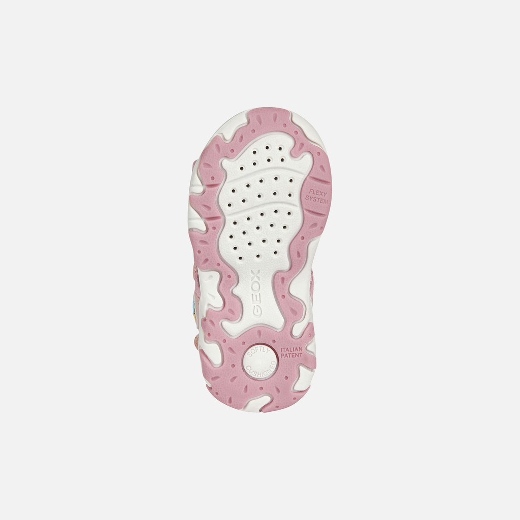 Girl's FLIP-FLOP Shoes Sandals, Basic Plain Pink Plastic, Size 13/1 (T29)