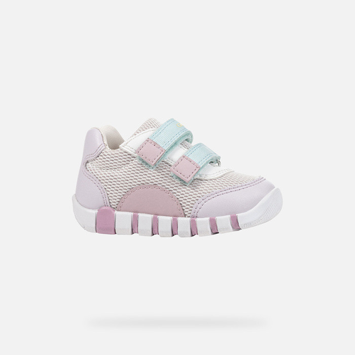 Sneakers con strappo IUPIDOO BABY Rosa/Lilla | GEOX