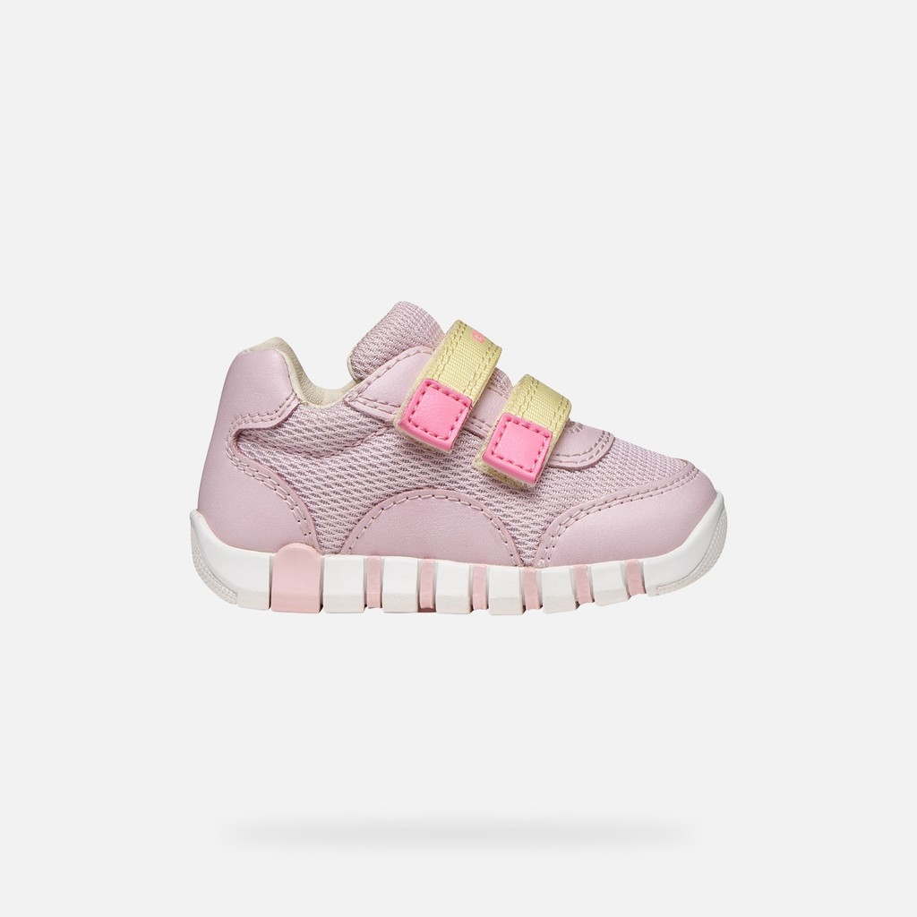 Velcro shoes IUPIDOO BABY Pink/Light yellow - image number 1 | GEOX