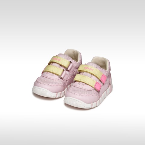 Scarpe con strappo IUPIDOO BABY Rosa/Giallo chiaro - image number 1 | GEOX