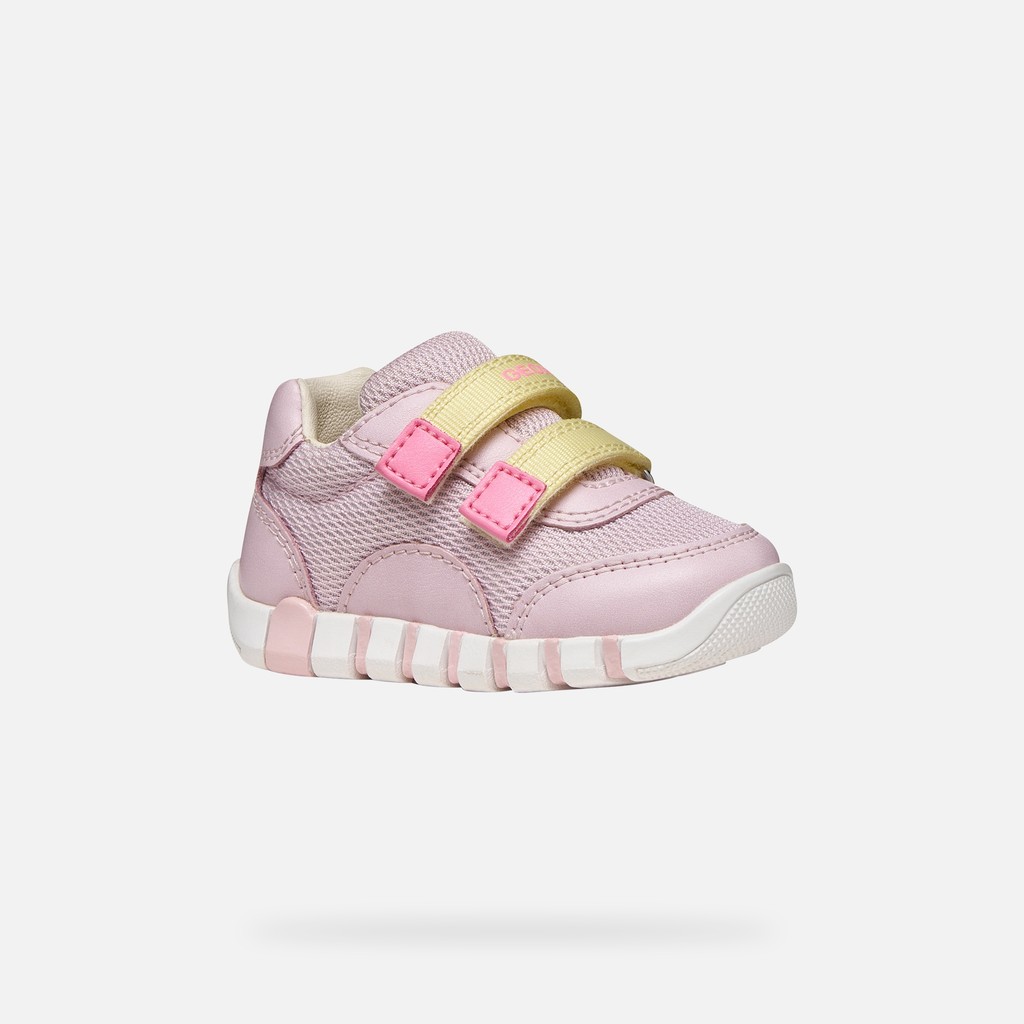 Velcro shoes IUPIDOO BABY Pink/Light yellow - image number 2 | GEOX
