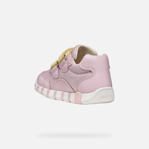 Velcro shoes IUPIDOO BABY Pink/Light yellow - image number 3 | GEOX