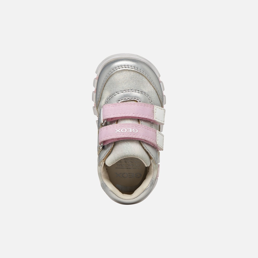 Velcro shoes IUPIDOO BABY GIRL Silver/Pink - image number 5 | GEOX