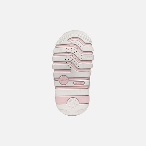 sneakers with straps IUPIDOO BABY GIRL Light Avio/Pink - image number 6 | GEOX