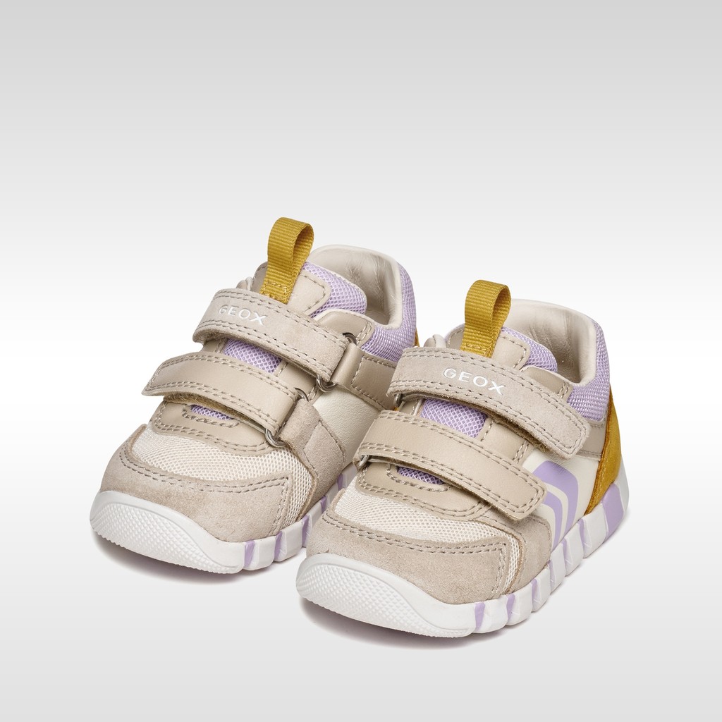 FIRST STEPS IUPIDOO BABY Beige/Lilac - image number 7 | GEOX
