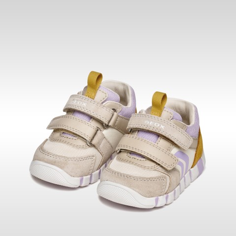 FIRST STEPS IUPIDOO BABY Beige/Lilac - image number 7 | GEOX
