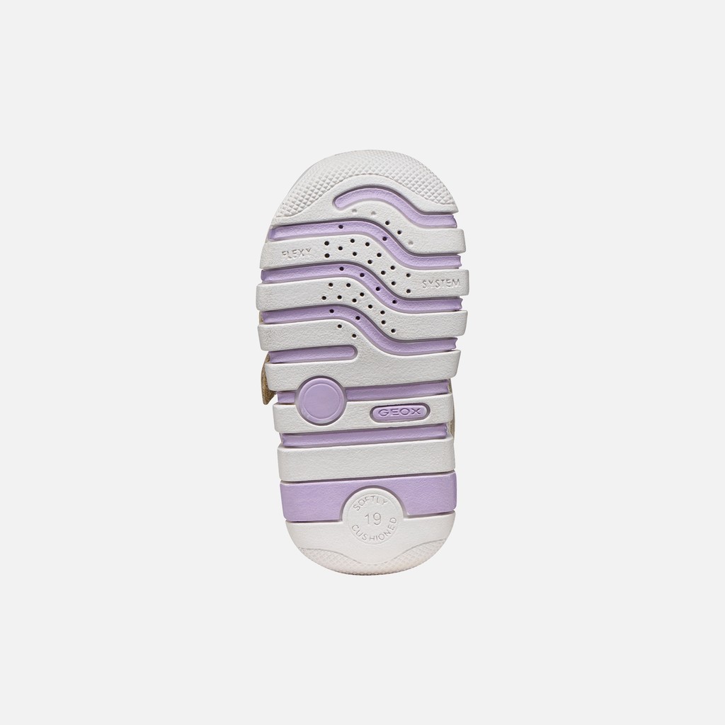 FIRST STEPS IUPIDOO BABY Beige/Lilac - image number 6 | GEOX