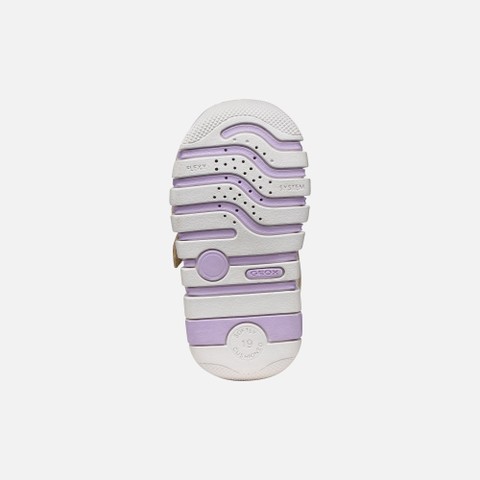 FIRST STEPS IUPIDOO BABY Beige/Lilac - image number 6 | GEOX