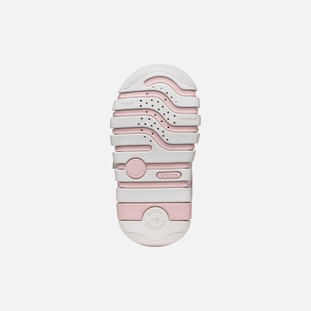 Schuhe mit Klettverschluss IUPIDOO BABY MÄDCHEN Lila/Weiß - image number 6 | GEOX