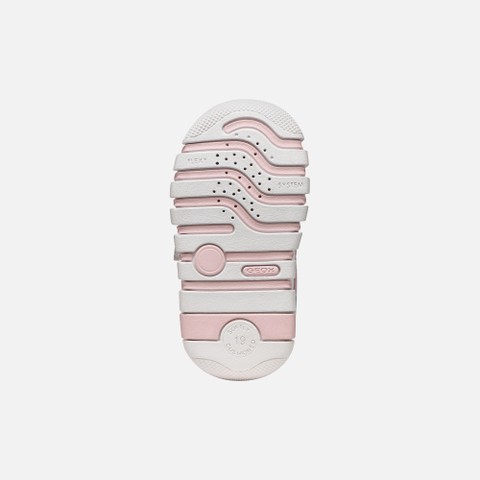 Schuhe mit Klettverschluss IUPIDOO BABY MÄDCHEN Lila/Weiß - image number 6 | GEOX