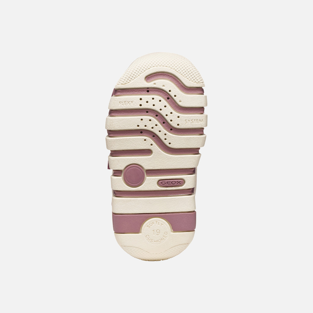 Sneakers with straps IUPIDOO BABY Dark Violet/Pink - image number 6 | GEOX