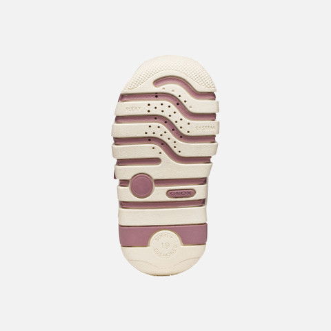 Sneakers with straps IUPIDOO BABY Dark Violet/Pink - image number 6 | GEOX