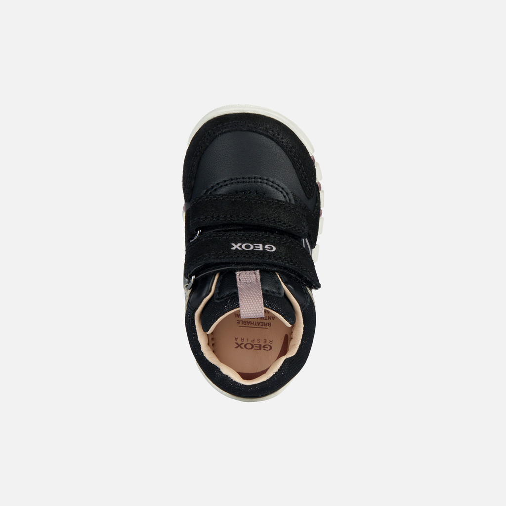velcro shoes IUPIDOO BABY GIRL Black/Dark Pink - image number 5 | GEOX