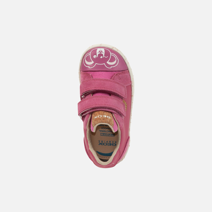 Geox® KILWI: Baby Girl's Fuchsia WWF Sneakers | Geox