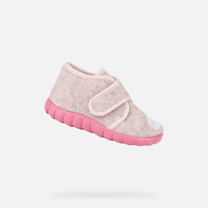 FIRST STEPS BABY GIRL ZYZIE BABY - LIGHT PINK/OFF WHITE