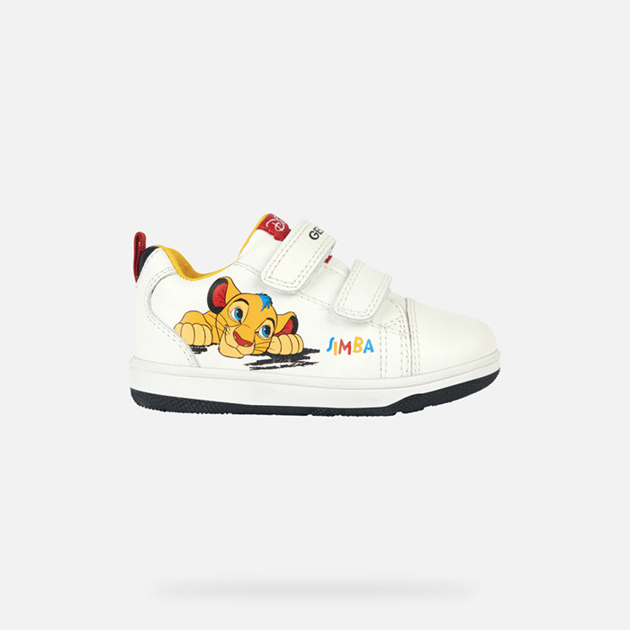 The lion king NEW FLICK BABY White/Black | GEOX