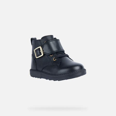 leather ankle boots HYNDE TODDLER GIRL Black - image number 2 | GEOX