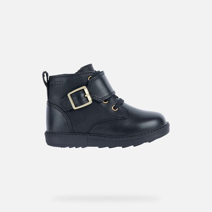 Leather ankle boots HYNDE TODDLER Black | GEOX