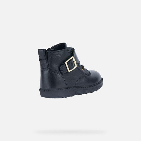 leather ankle boots HYNDE TODDLER GIRL Black - image number 4 | GEOX