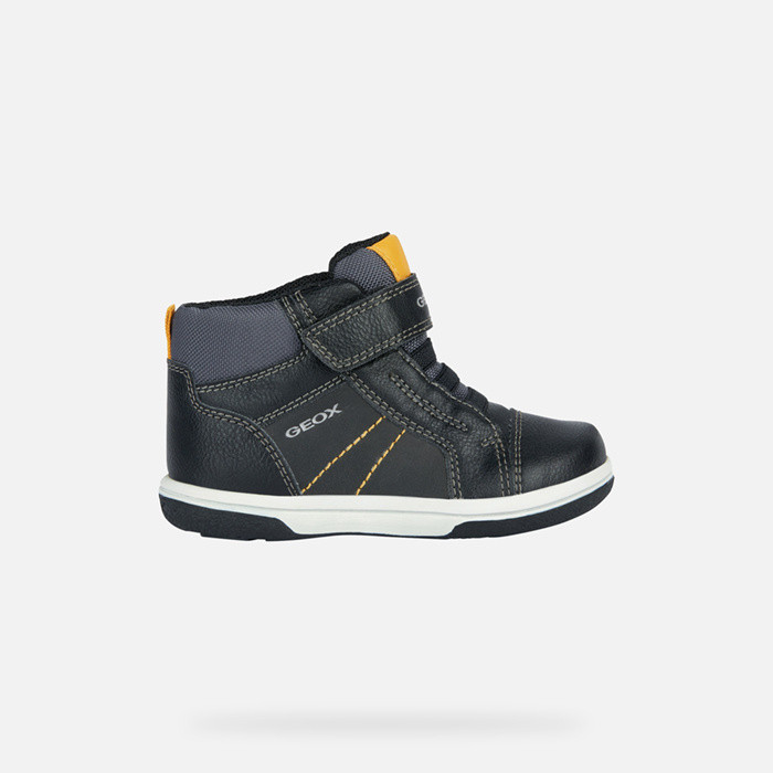 High top sneakers FLICK TODDLER Black/Curry | GEOX