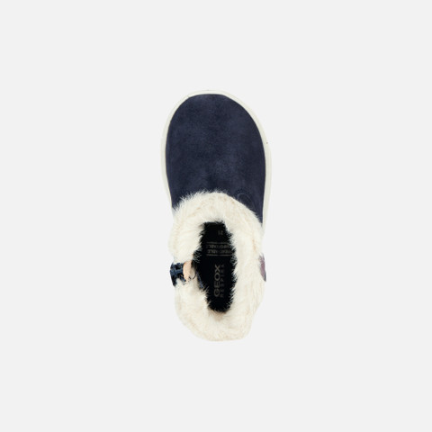 suede ankle boots TROTTOLA TODDLER GIRL Navy/Pink - image number 5 | GEOX