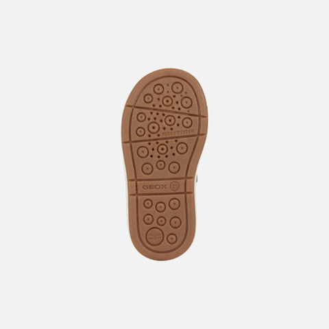 suede ankle boots TROTTOLA TODDLER GIRL Whisky/Black - image number 6 | GEOX