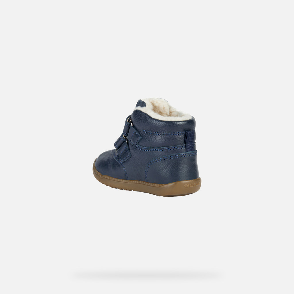 Geox® MACCHIA B: Velcro Shoes Navy Blue Baby Boy | Geox®