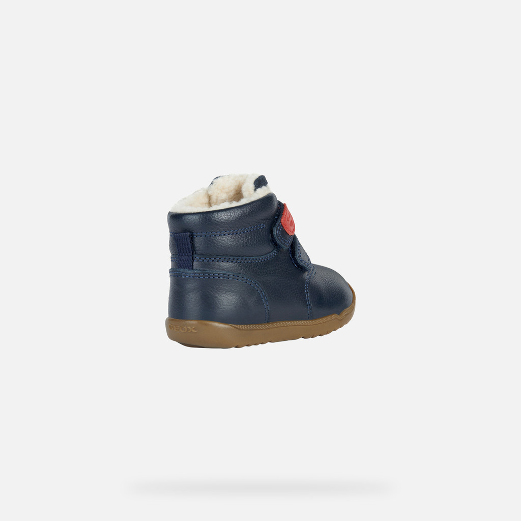 Geox® MACCHIA B: Velcro Shoes Navy Blue Baby Boy | Geox®