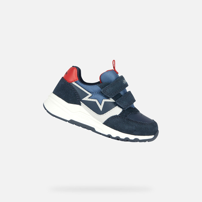 SNEAKERS BABY BOY PYRIP BABY - NAVY/RED