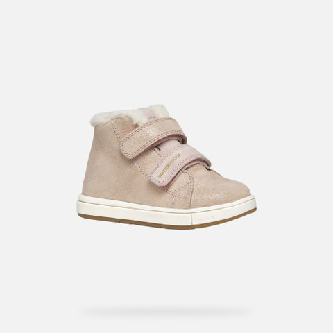 velcro shoes TROTTOLA   TODDLER GIRL Old rose/Light rose - image number 2 | GEOX