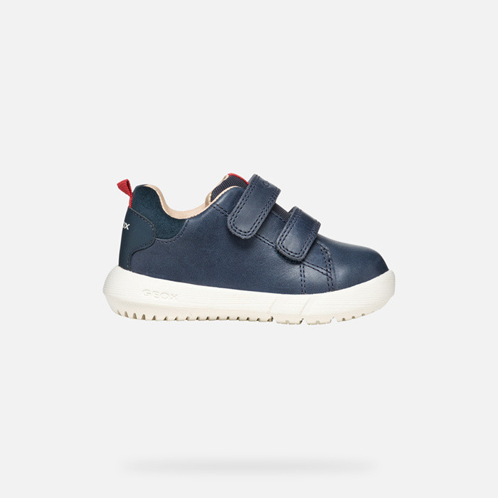 Chaussures à scratch HYROO BÉBÉ Bleu marine | GEOX