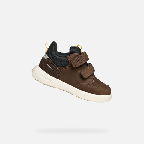 Sneakers mit Riemchen HYROO   BABY Cognac/Schwarz | GEOX