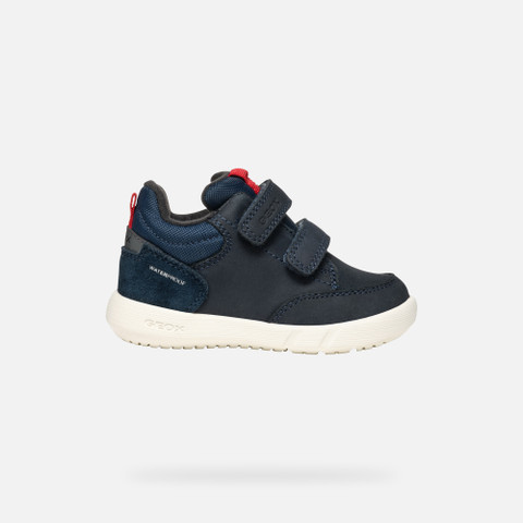 Sneakers with straps HYROO BABY Navy/Red - image number 1 | GEOX