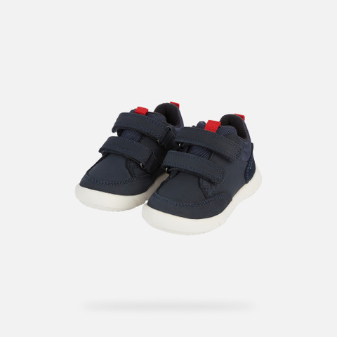 Sneakers with straps HYROO BABY Navy/Red - image number 7 | GEOX