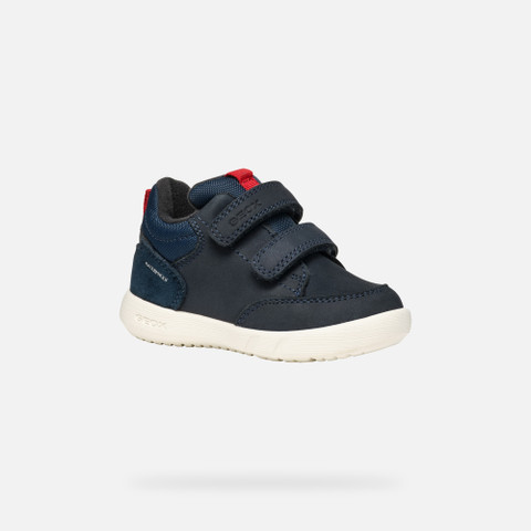 Sneakers with straps HYROO BABY Navy/Red - image number 2 | GEOX