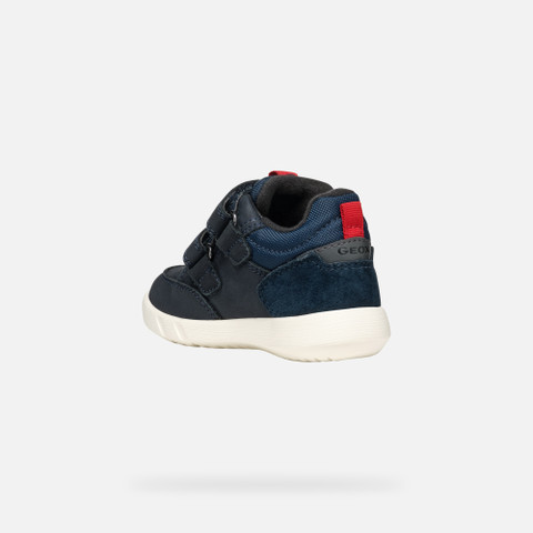 Sneakers with straps HYROO BABY Navy/Red - image number 3 | GEOX